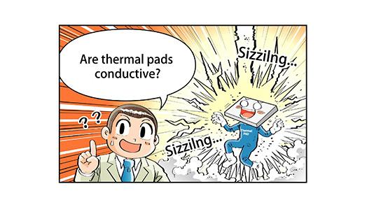Can thermal pads conduct electricity?